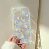 Cute Cartoon Flower Case na iPhone 14 13 12 11 Pro Max Mini X XR XS 8 7 Plus SE 2022 Faly Shockproof Miękka silikonowa pokrywa silikonowa