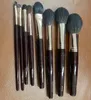 Complete make-upborstels Set 8-PCS Bronzer Blusher Powder Sculpt Foundation Eye Smudge Liner Lip Cosmetics Beauty Tools