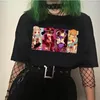 メンズTシャツアニメトイレに縛られたハナコンコンファッションユニセックスTシャツハラジュクティーラウンドネックショートスリーブストリートウェアサマートップ