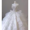 A Line Wedding Dress Vintage Appliqued Newest Sexy Scoop Neck Sleeveless Bridal Gowns Sequined Lace Appliques Beaded Vestios Novia Robe De Mariee 403