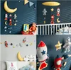 Wanddecor Diy Handgemaakte stof Wanddecoratie Hanglang Bur Wall Hangende kinderkamer Decoratie Wolken Stijl Kinderen Room Baby kwekerij 230324