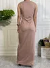 Roupas étnicas Ramadã Caftan Abaya Dubai Turquia Islã Paquistão Muslim Long Dress ABAYAS PARA MULHERES KAFTAN ROBE LONGE FEMME MUSULMANE Vestido 230324