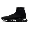 2023 Speeds 2.0 1.0 Shoes Platform Sneaker Men Women Tripler Paris Socks Boots All Black White Blue Light Sliver Brown Ruby Graffiti Vintage Beige Pink Luxury Trainers 1