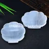 Energia vibrazionale naturale Ciotola di conchiglia di selenite Regali Piastra di ricarica di cristallo di quarzo Pulire Purificare Allineare Rituale di gesso Alter Piatto Satin Spar Gemstone Posacenere Decor