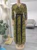 Roupas étnicas Africano Maxi Vestidos para mulheres 2023 Plus Size Evening Party Long África elegante Kaftan Muslim Print 230324