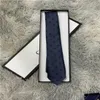 Luxury New Designer Men's Letter 100 ٪ TIE Silk Necktie Black Blue Aldult Jacquard Party Wedding Business Design Fashion Design Hawaii Deies With Box 1134