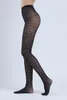 Women Socks Design Geometry Grid Jacquard Patterns Fishnet Tights For Sexy Mesh Pantyhose Thin Funky Transparent Girls Stockings