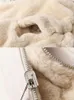 Trenchs pour femmes Manteaux d'hiver en peau de mouton bidirectionnel porter fourrure Parka lâche double face peluche laine cachemire veste manteau à capuche femmes