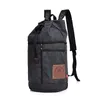 Backpack Mannelijke Tactische Emmer Canvas Rugzak Brief Afdrukken Grote Capaciteit Militaire Leger Tassen Outdoor Reizen Klimmen