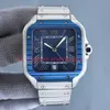 DHGATE ST9 MENS WATM 40 mm AAA Watch zegarek Wysokiej jakości najwyższej jakości swobodny składany klamra Lumainous Sapphire Crystal Glass Stael Stal nierdzewna 904LMONTRE de Luxe