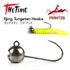 Fishing Hooks TheTime New MANTIS Ajing Hooks 1g 1.5g 2g 2.5g 3g Rockfish Lure Micro Tungsten Jig Head Soft Bait Shank Barbed Fishhook For Bass P230317