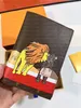 Designer wallet Men's and women's wallets Luxury calfskin lining with long lion pattern Multifunctional card holder wallet Credit card bag Passport holster M63486