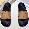 Luxur Designer Slide Män kvinnor Sandal Visetos gummiläder texturerad brev toffel sommar utomhus strandtryck sko med låda gratis frakt