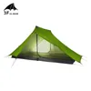 Tents and Shelters 3F UL GEAR LanShan 2 pro 2 Person Outdoor Ultralight Camping Tent 3 Season Professional 20D Nylon Both Sides Silicon Tent 230324