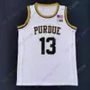 Purdue Boilermakers Basketball Jersey NCAA College Zach Edey Fletcher Loyer Braden Smith Caleb Furst Brandon Newman Gillis Kaufman-renn Robinson Ivey Morton Jeugd