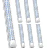 8Ft Led Tube Shop Lights 8 feet Cooler Door Freezer LEDS Tubes Lighting Fixture 3 Row 120W