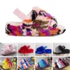 2023 Femmes Pantoufles chaussures Fur Slides Classic Ultra Mini Platform Boot Suede Wool Blend Comfort Winter Designer Booties 35-40 uggitys