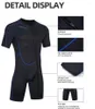 Kvinnors badkläder Wetsuit Herrstil 3mm neopren ett stycke korta ärmar baddräkt varm solskydd snorkling utomhus surf våt typ