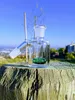 3 tums glas aska catcher 14mm 4590 grader mini hookah glas bong vatten fångare tjocka pyrex klar bubbler ashcatcher green