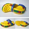 Kids Sandals Designer Toddlers Hole Slippers Clog Boys Girls Beach Shoes Casual Summer Youth Children Slides Buckle croos classic Home Garden Bla P2oB#