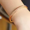 Bangle Top Quality Stainless Steel Scrub Pattern Lovers Bracelets & Bangles For Men Women 3 Colors Beautiful Love GiftBangle Kent22