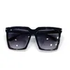 Nouvelles lunettes de soleil de design de mode 0764 Cadre de plaque carrée Grande Square et polyvalente de qualité supérieure de qualité Summer Outdoor UV400 Protection Glasse 2407