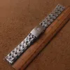 شاهد حظر السوار السوار لعام 1853 PRC200 T17 T461 T055 T014 Men Fold Clasp Watches Accessories Stainless Steel Watch Chain 230323