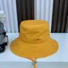 2023 Summer Fisherman Hat Card Cover metal logo wide-brimmed hat Le Bob Artisan Women brand Bucket hat luxury designer women