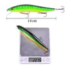 Yemler 10 adet wobbler minnow deniz balıkları lures seti 23g krankbait sahte balıkçılık cazibesi isca yapısal gibi sert yem balıkçılık cazibesi 230324