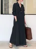 Ethnic Clothing Women's Muslim Fashion Dresses Turkey Maxi Shirt Long Dress Moroccan Kaftan Abaya Robe Prayer Garment Islamic 230324