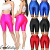 Women's Shorts US Women Stretch Biker Bike Workout Spandex Knee