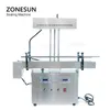 ZONESUN ZS-FK1300自動連続アルミニウムフォイルプラスチックボトルシーリングマシン高速バイアルキャップシーラー