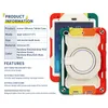 Silikontablettfodral för iPad Mini4 5 360 Rotation Finger Ring Anti-Fall Cover