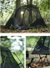 Tenten en schuilplaatsen Vidalido Single Persoon Outdoor Camping Bed Tent Lichtgewicht en handig net anti-Mosquito draagbare aluminiumlegering Pool Inner 230324