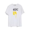 23SS NIEUW T-SHIRT PURE COTTON Loose Loose Men's and Women's T-Shirt Gedrukt Bubble Hair Word Short Sleeve Trend Fashion Juicy