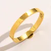 Damen-Liebesarmband, Designer-Gold-Armreif, Marke, Leder, Buchstaben-Armband, Edelstahl, Schmuck, Zubehör, Frühling, Paar, Geschenk, Armband-Zubehör mit Box