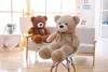 Poupées en peluche 1 pc 90 110 cm mignon ours en peluche jouets cloutés belles poupées cadeaux pour filles enfants enfants anniversaire cadeau de Noël 230323