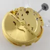 Watch Repair Kits Japan Genuine Miyota 8215 / 821A Automatic Movement Yellow Gold Color Date Display High Accuracy NO Hacking Second Tools &