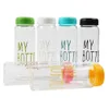 water bottle Lightweight Innovative Transparent Leak-proof Anti-slip Sport Cup PC Water Cup Durable for Travel P230324