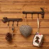 Hooks Rails Retro Cast Iron Wall Metal Hanger Spanner Style monté Industrial Key Hook Home Decoration 230324