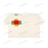 xinxinbuy Hommes designer Tee t-shirt 23ss Paris LOVE lettre imprimer manches courtes coton femmes Noir Blanc abricot XS-L