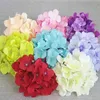 15cm Hidrangea artificial Cabeça de flor de seda para decorações de casamento Acessórios domésticos Decoração de festa Hydrangea Rose Wall