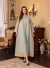 Roupas étnicas eid mulheres muçulmanas abaya marrocos vestido de festas caftan ramadã abayas vestidos de laceup dubai kimono robe fora de roupa 2023 230324