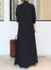 Ethnic Clothing Women's Muslim Fashion Dresses Turkey Maxi Shirt Long Dress Moroccan Kaftan Abaya Robe Prayer Garment Islamic 230324