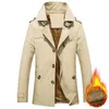 Jaquetas masculinas algodão masculino casaco de inverno blazers moda casual parkas sólida lã de lã grossa de marca de vento de windbreaker