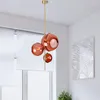 Pendant Lamps Nordic Lamp Postmodern Designer Red Glass Lights Living Room Bedroom Dining Loft Decor E27 Light Fixtures