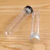 30ml transparent cylindrical pet tube Empty bottle mask powder paste capsule candy stationery plastic bottles cosmetic package Jar