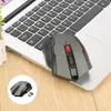 Mouses sem fio 2400dpi 6 botão 2.4 GHz Mini Bluetooth Wireless Gaming Optical Mobile Mouse Gift for Office Documents