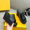 Pantofole con tacco alto da donna in vera pelle sexy i pigri zoccoli aperti con punta aperta passeggiata estiva vacanza casual spiaggia 35-42 taglia