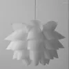 CHANDELIERS CRIATIVA LOTUS NORDIC Simplicity Room de sala de estar Luzes pendentes de jantar Diy Flower Bload-Mechtlembly